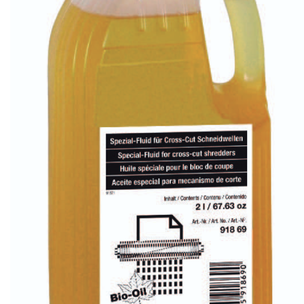 Aceite lubricante 2 litros para destructora